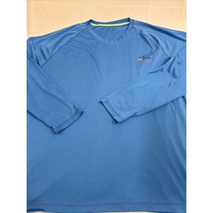 SHIRT World Wide Sportsman MENS 3XL Blue Long Sleeve  Pullover Fishing